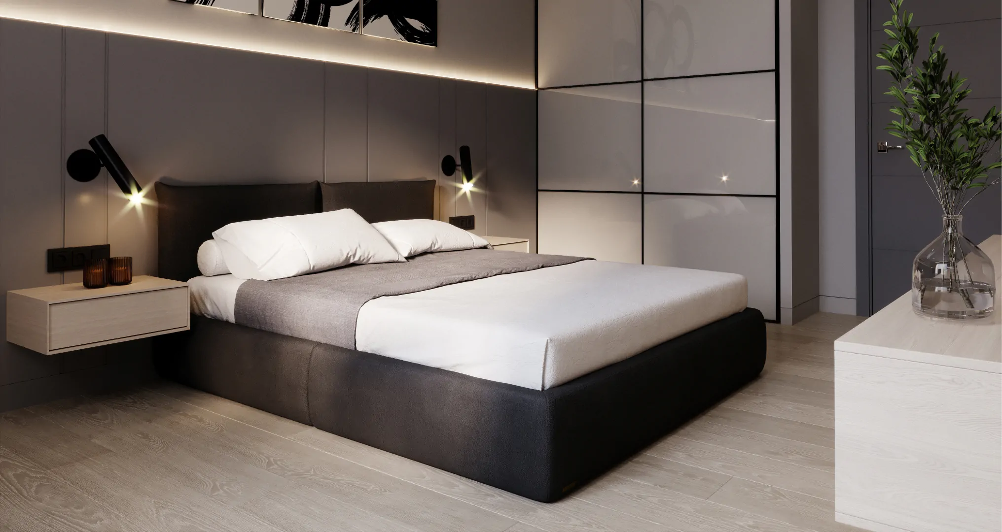 Как оформить спальню в стиле минимализм