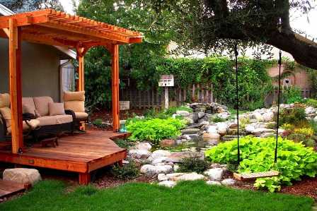 Как организовать место для отдыха в саду