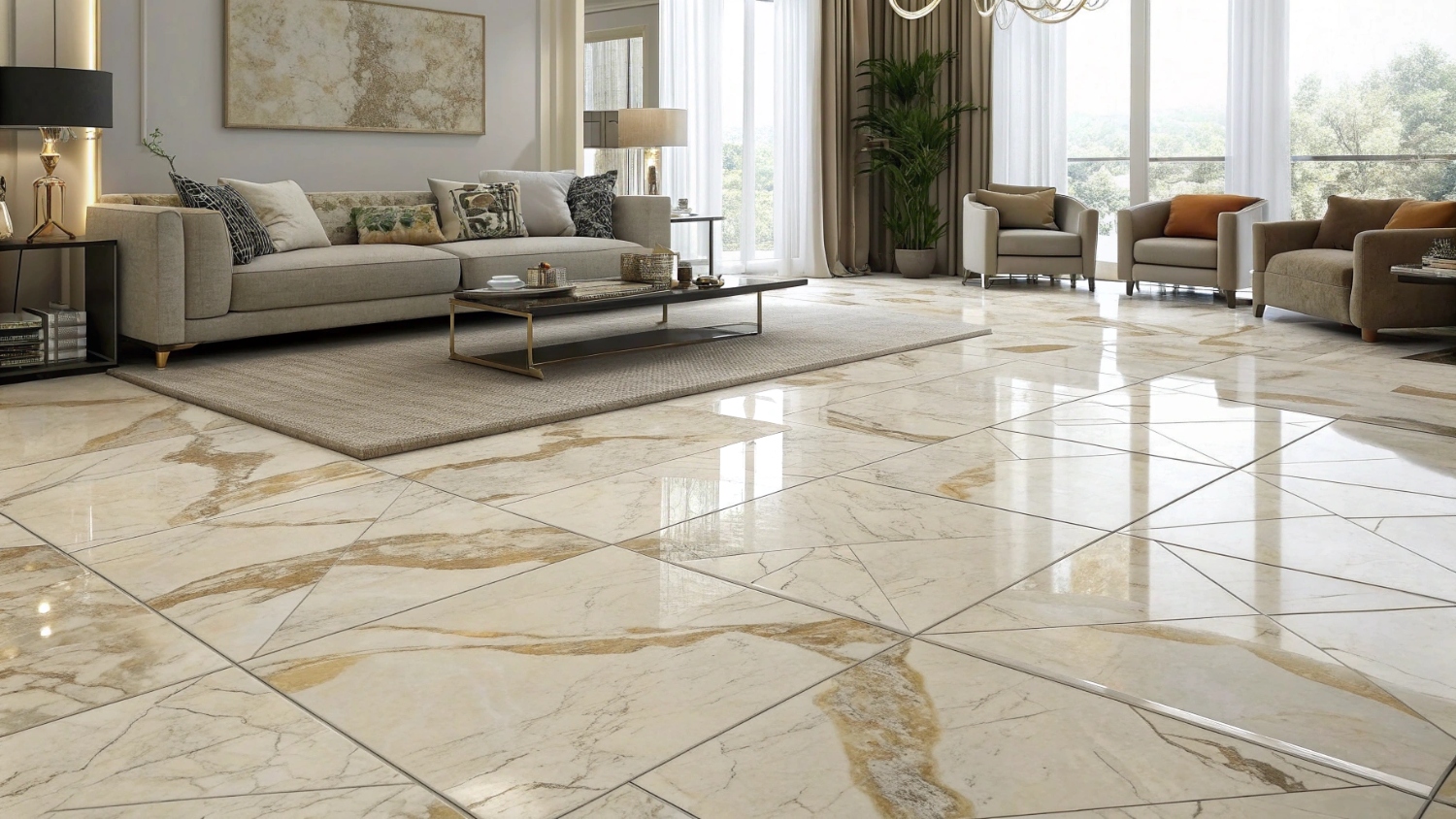 Керамическая плитка и керамогранит под кожу: экзотика в интерьере