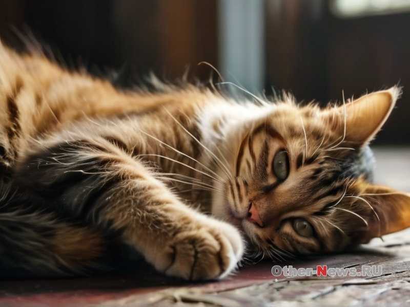 Почему кошка может подергивать хвостом?